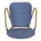 Outdoor PE Rattan and Aluminum 3 Piece French Bistro Set