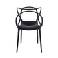 Dining Chair (Set of 4) - Black - Plastic