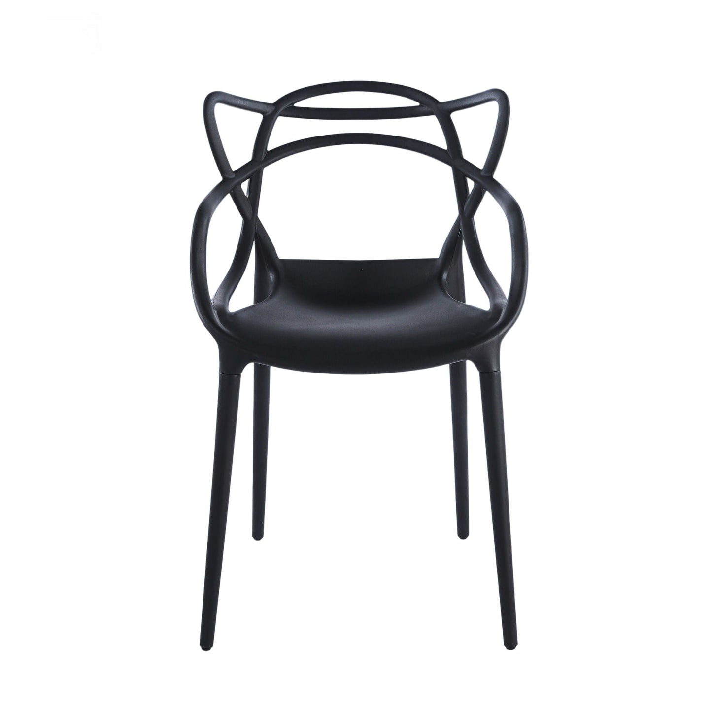 Dining Chair (Set of 4) - Black - Plastic