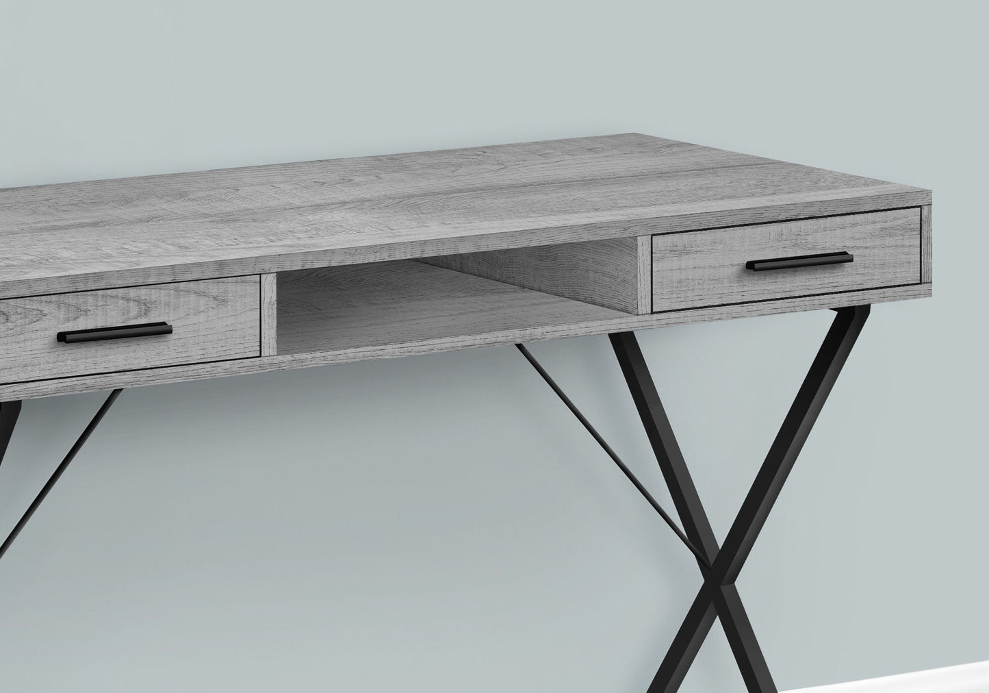 Contemporary Computer Desk with Storage Drawers