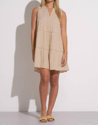 Elan - Sleeveless Swing Mini Dress