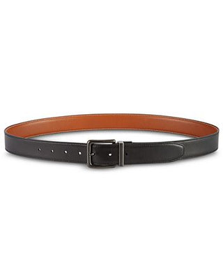 Perry Ellis Men's 35 Mm Casual Reversible Belt Brown Size 40