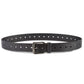 Perry Ellis Men's Perforated Leather Belt Black Size 36