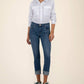Kut From The Kloth - Amy Mid Rise Crop Straight Leg Jeans
