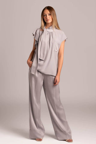 Beatrice .B - Flowy Trouser Pant With Seam