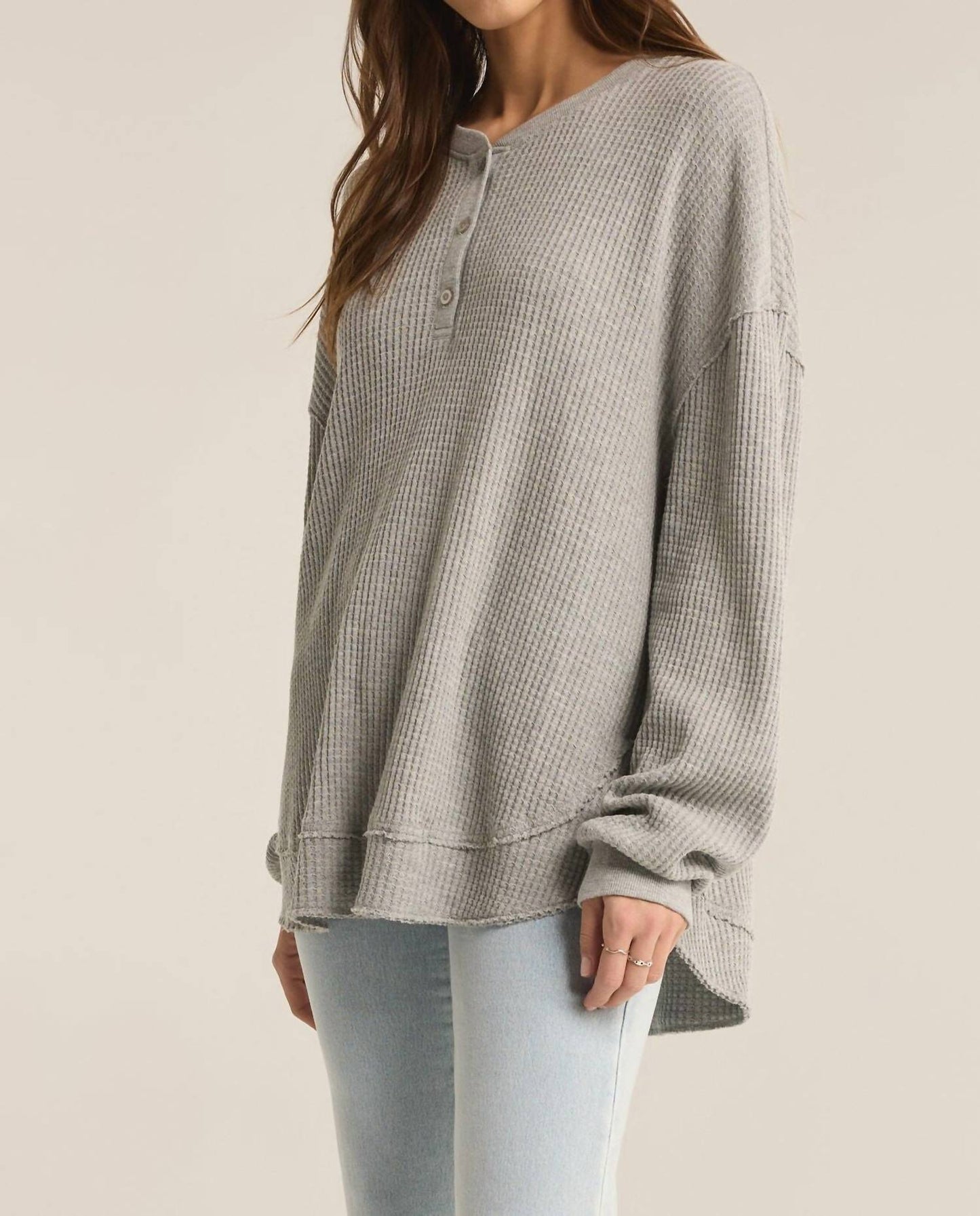 Z Supply - Cozy Waffle Henley Top