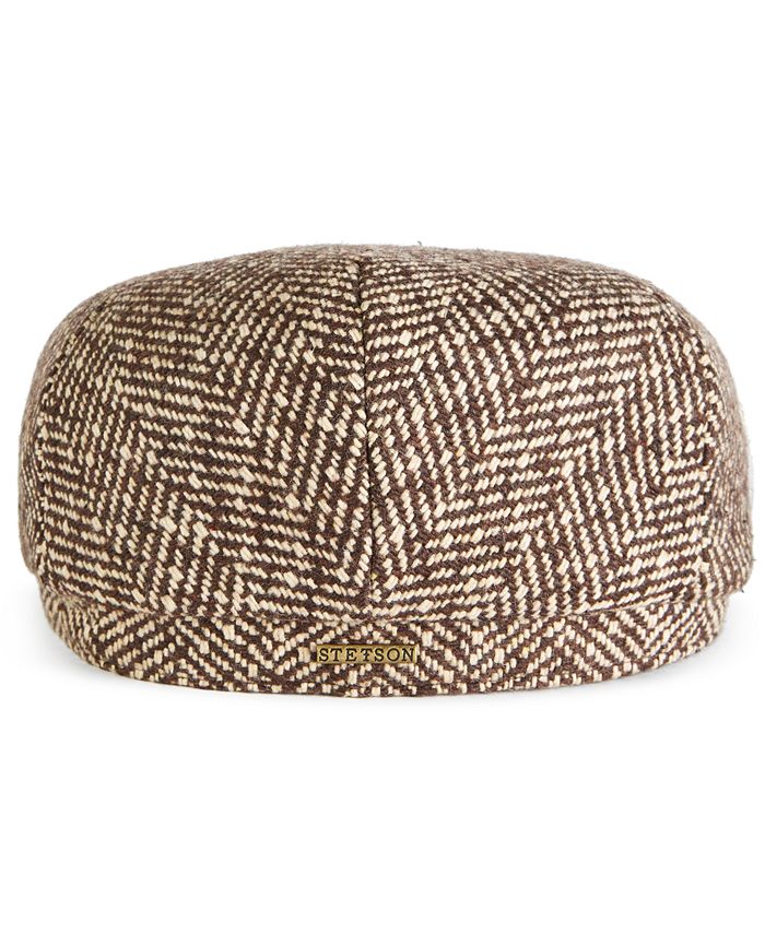 Stetson Men's Dorfman Pacific Herringbone Cap Brown Size Large