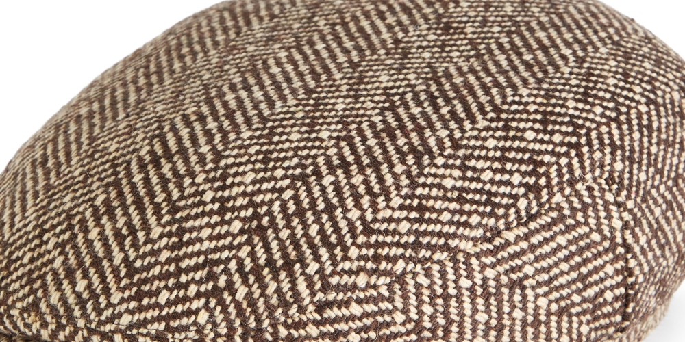 Stetson Men's Dorfman Pacific Herringbone Cap Brown Size Large