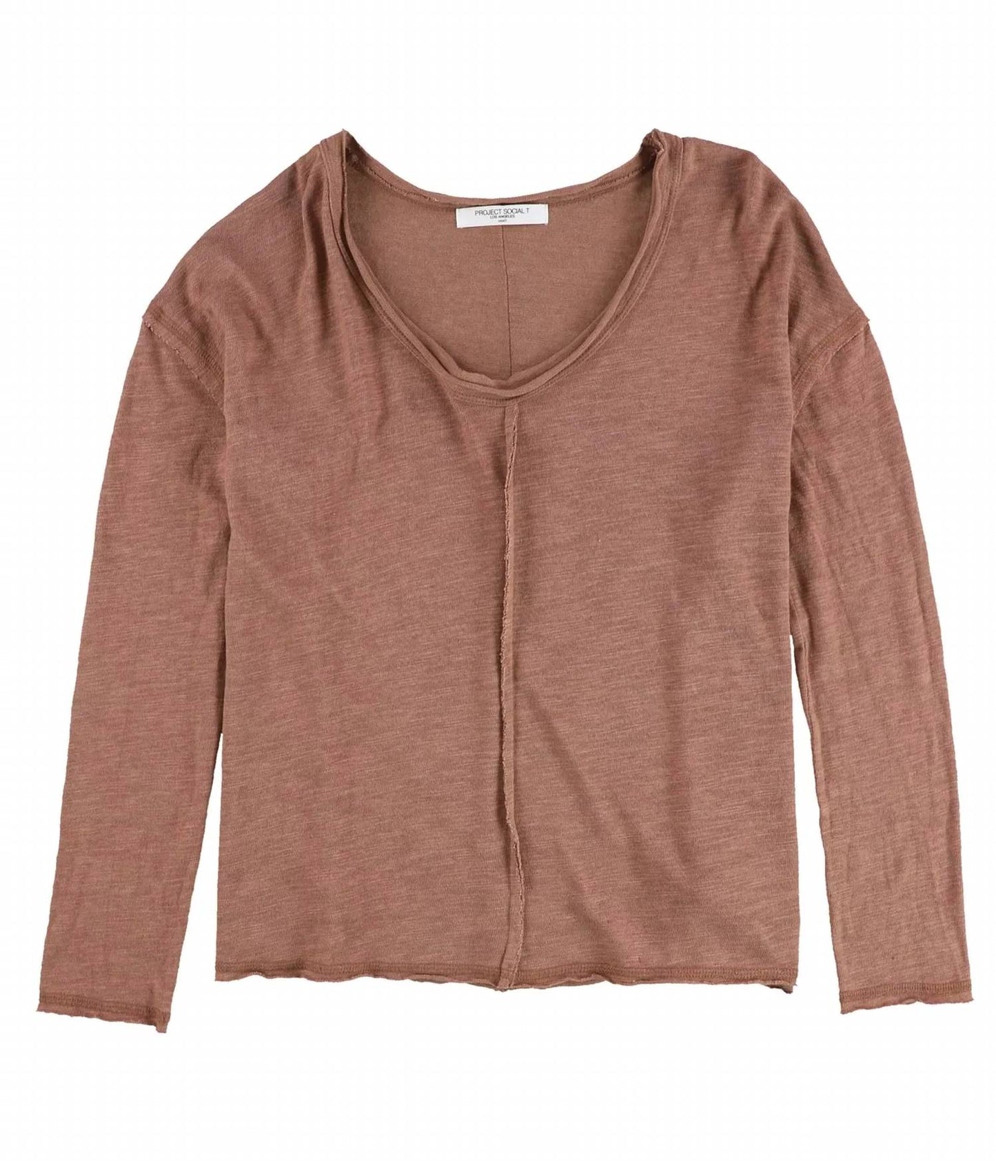 Project Social T - GET UP AND GO MARLED LONG SLEEVE TOP