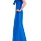 Badgley Mischka - Short Sleeve Mermaid Gown