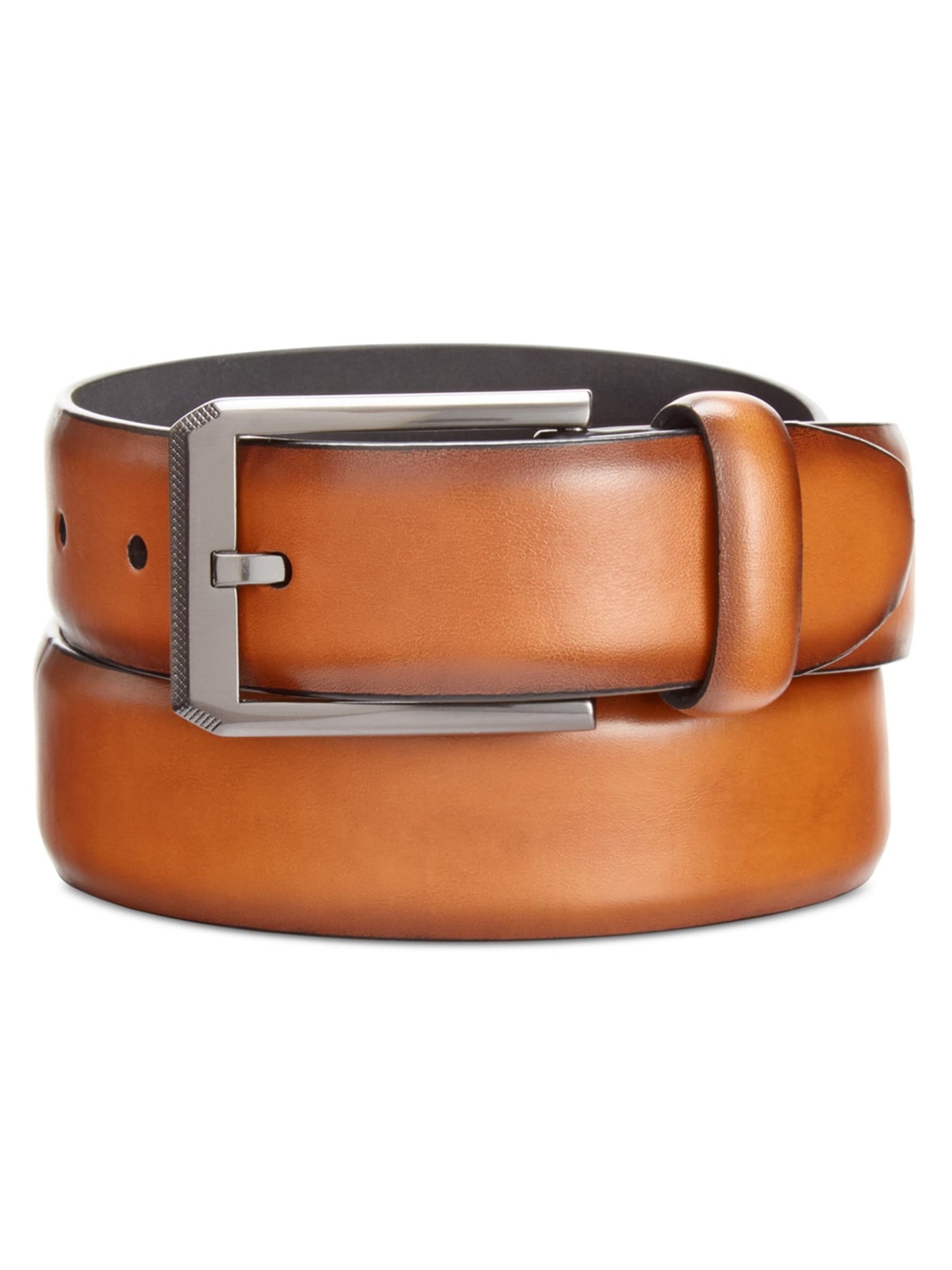 Alfani Men's Feathe Edge Belt Brown Size 32