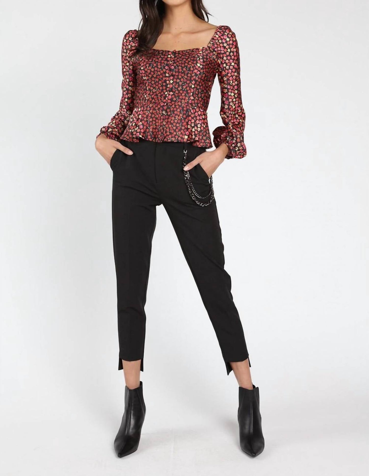 124 Voltaire - Peg Leg Chain Pants