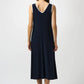 Joseph Ribkoff - V-neck Sleeveless Maxi A-line Dress
