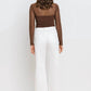 Vervet By Flying Monkey - High Rise Crop Wide Leg Jeans