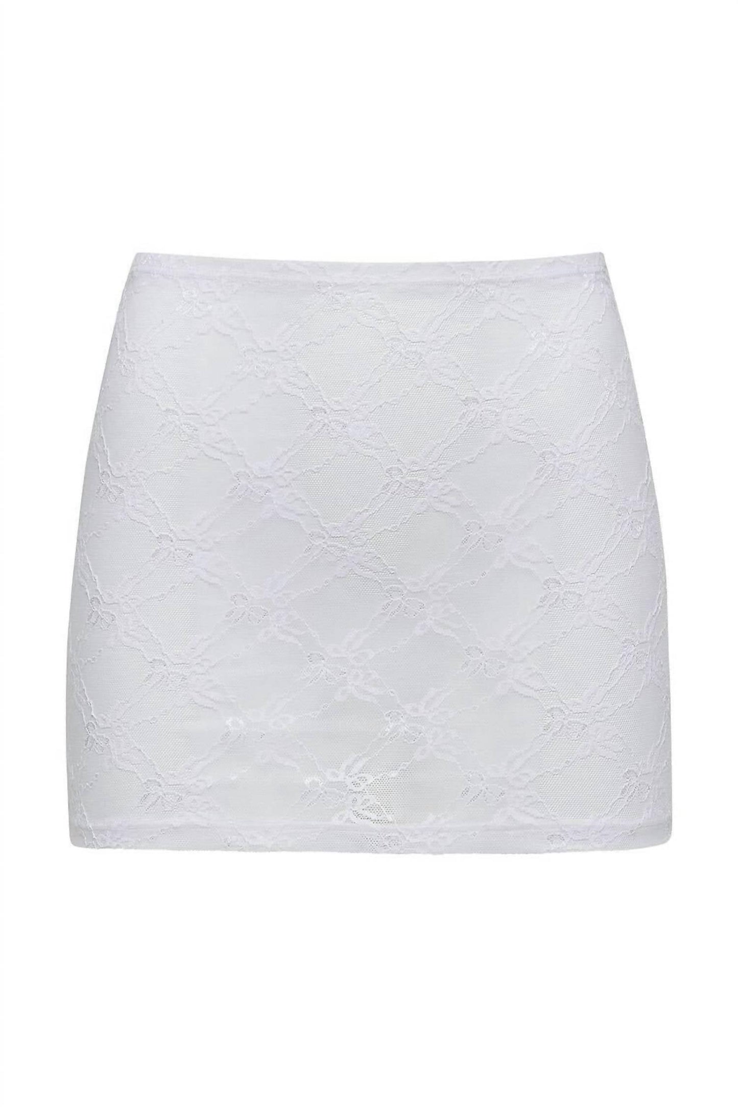 Montce - Bows Lace Micro Skirt