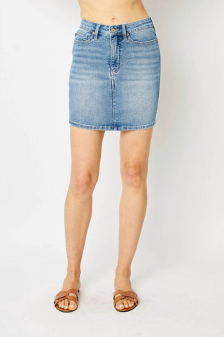 Judy Blue - High Waist Tummy Control Jean Skirt