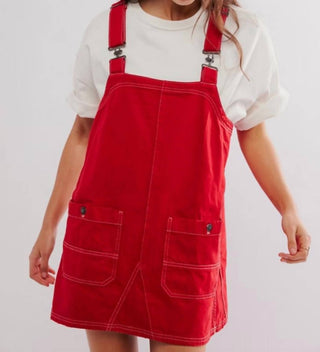 Free People - Overall Smock Mini Dress