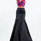 Rachel Allan - Two-piece Mikado Mermaid Gown