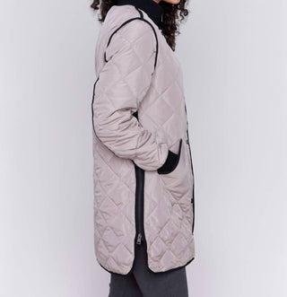 Charlie B - Long Quilted Jacket
