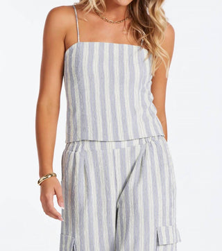 Bishop + Young - Striped Crop Top
