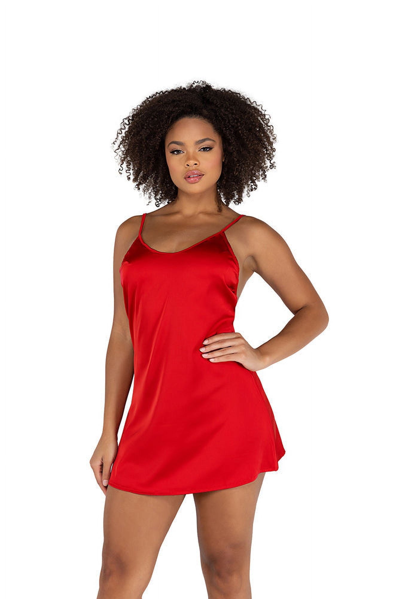 victorias-secret-womens-soft-satin-chemise-in-black-size-medium