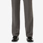 Haggar Men's Cool 18 Pro Classic Fit Expandable Waist Pleated Stretch Dress Pants Gray Size 42X29