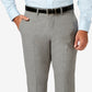 Haggar Men's Slim Fit 4 Way Stretch Flat Front Dress Pants Gray Size 32X32