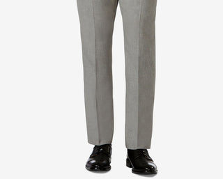 Haggar Men's Slim Fit 4 Way Stretch Flat Front Dress Pants Gray Size 32X32