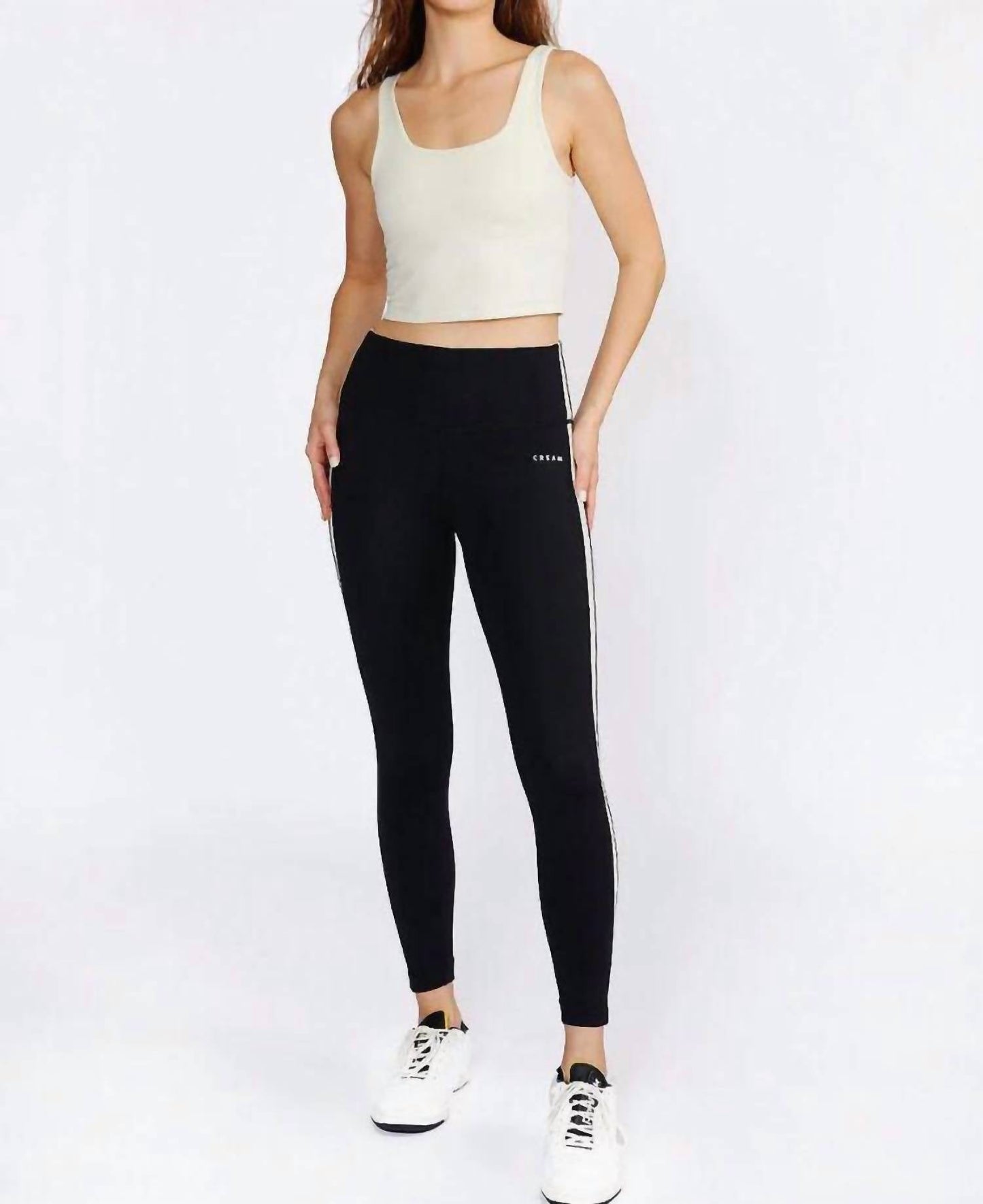 Cream Yoga - Ali Bra Tank Top