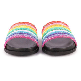 Lola + The Boys - Girls Glitter Rainbow Slides