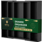 Utensil Drawer Organizer, Black (5 Slots)