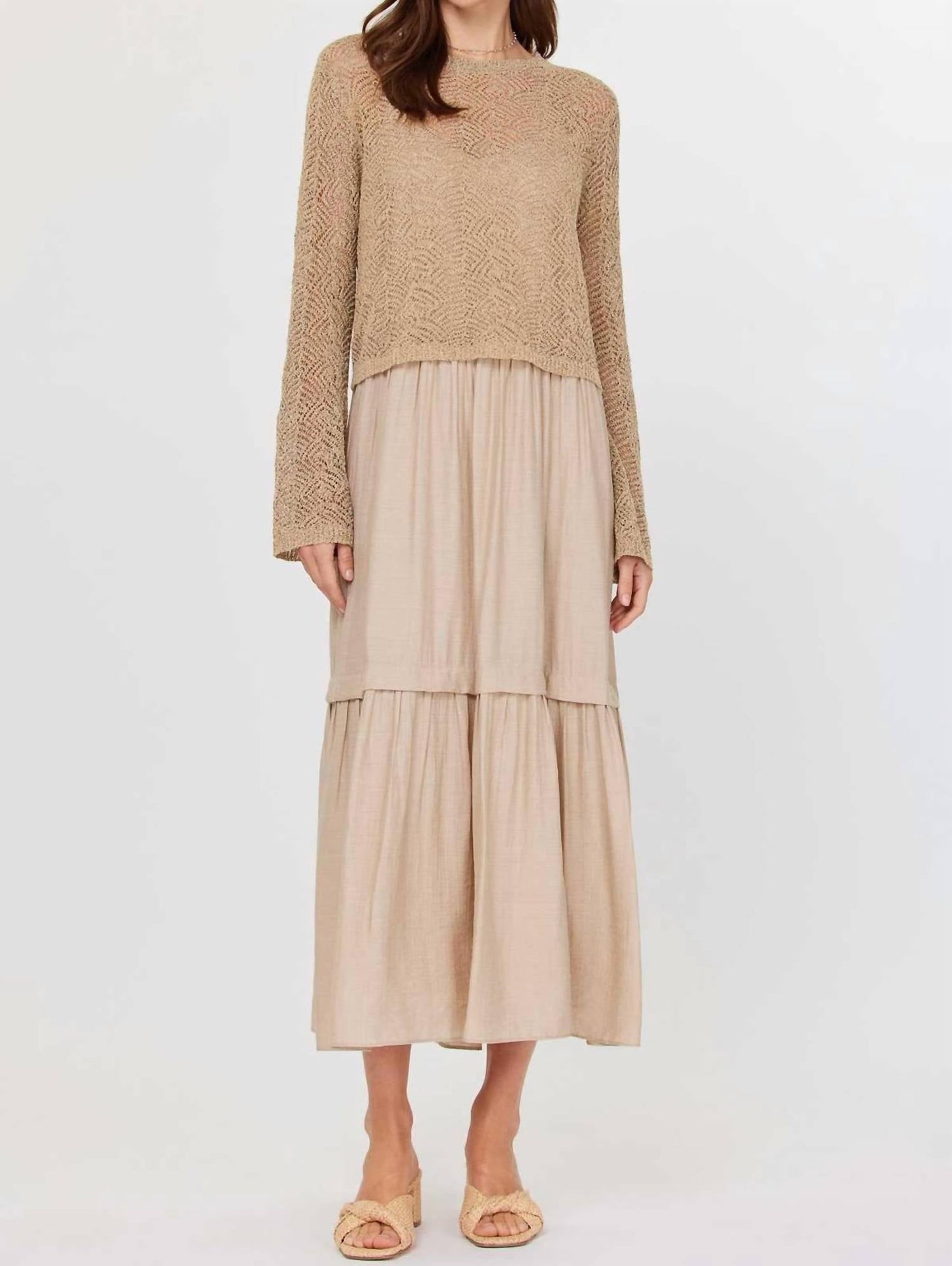 Current Air - Sweater/tank Dress Set