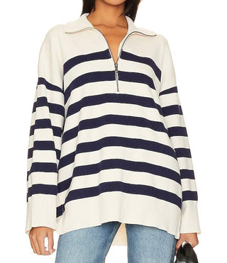Free People - Coastal Stripe Pullover Sweater
