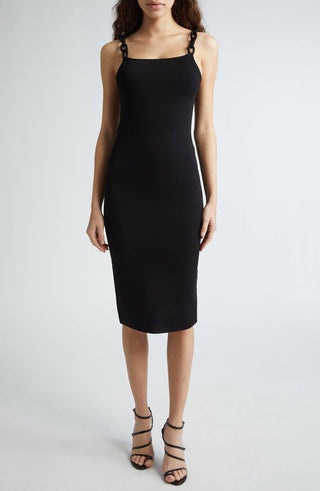 Alice + Olivia - Alina Braid Strap Bodycon Midi Dress