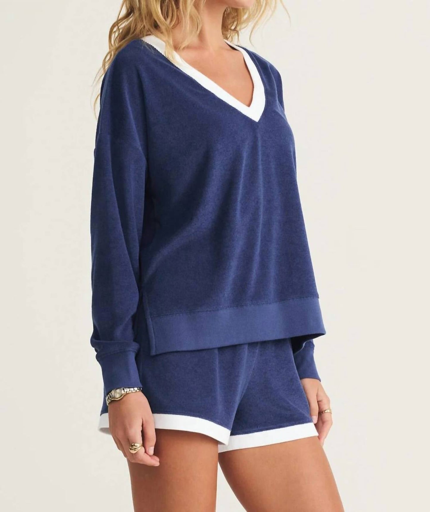 Z Supply - Marx V-neck Terry Sweatshirt