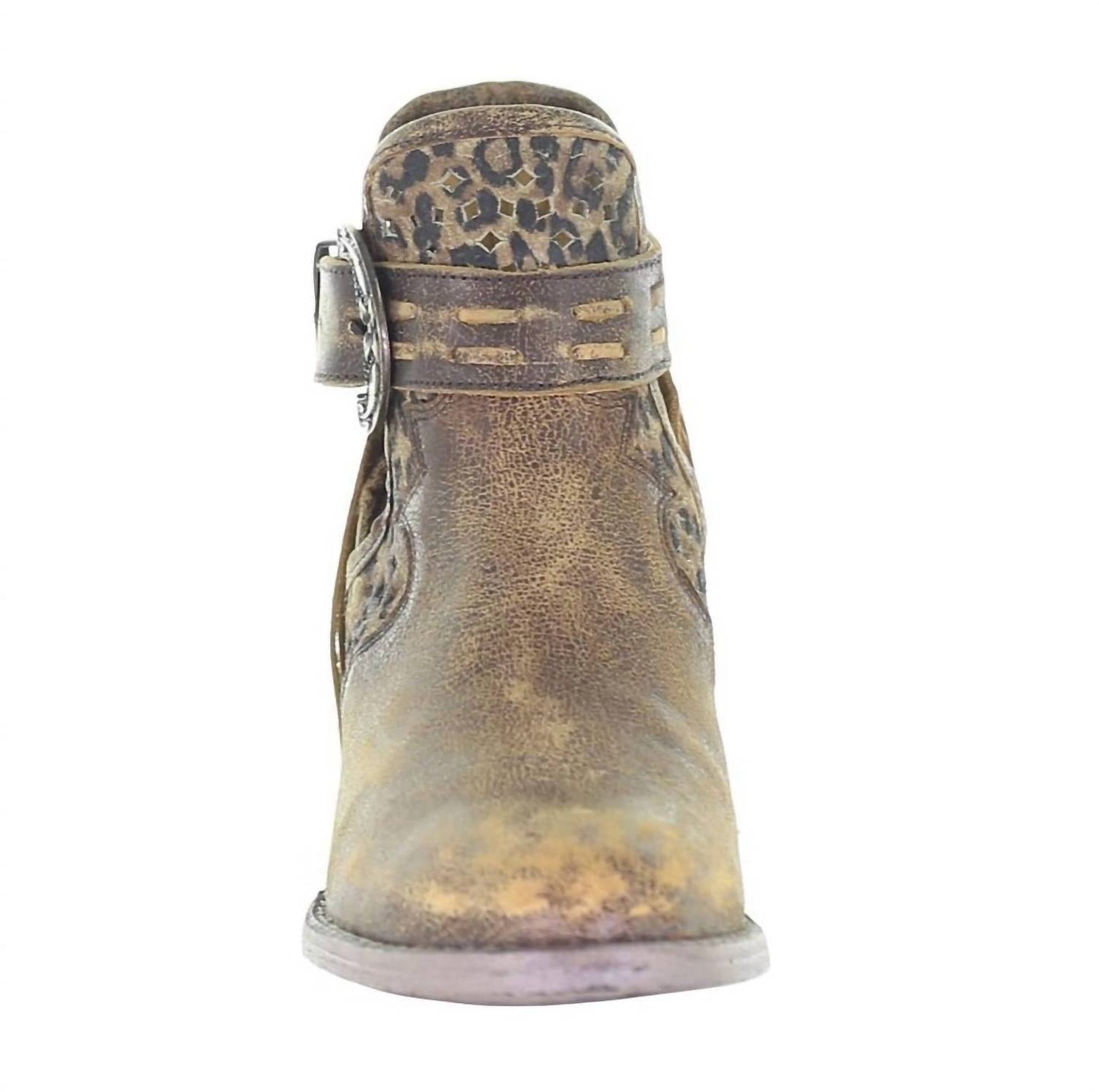 Circle G - Women's Fringe Harness Shortie Boot