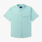 Aftco - Air-o Mesh Printed Short Sleeve Button Down Shirt
