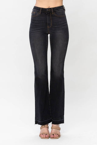 Judy Blue - High Waist Released Hem Slim Bootcut Denim Jeans