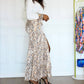 Little Secret Of Mine - Women's Long Sleeve V Neck Long Dress