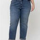 Vervet By Flying Monkey - Curvy Cuffed Boyfriend Jeans