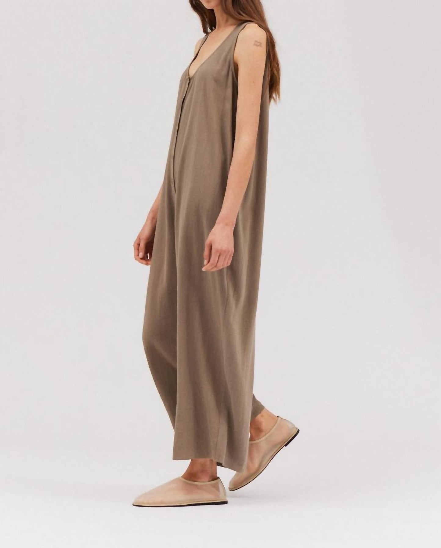 Grade & Gather - Overfit Button Down Jumpsuit