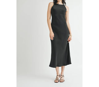 Fun 2 Fun - Satin Maxi Dress