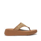 Fitflop - Women's F-mode Woven Flatform Toe-post Sandals