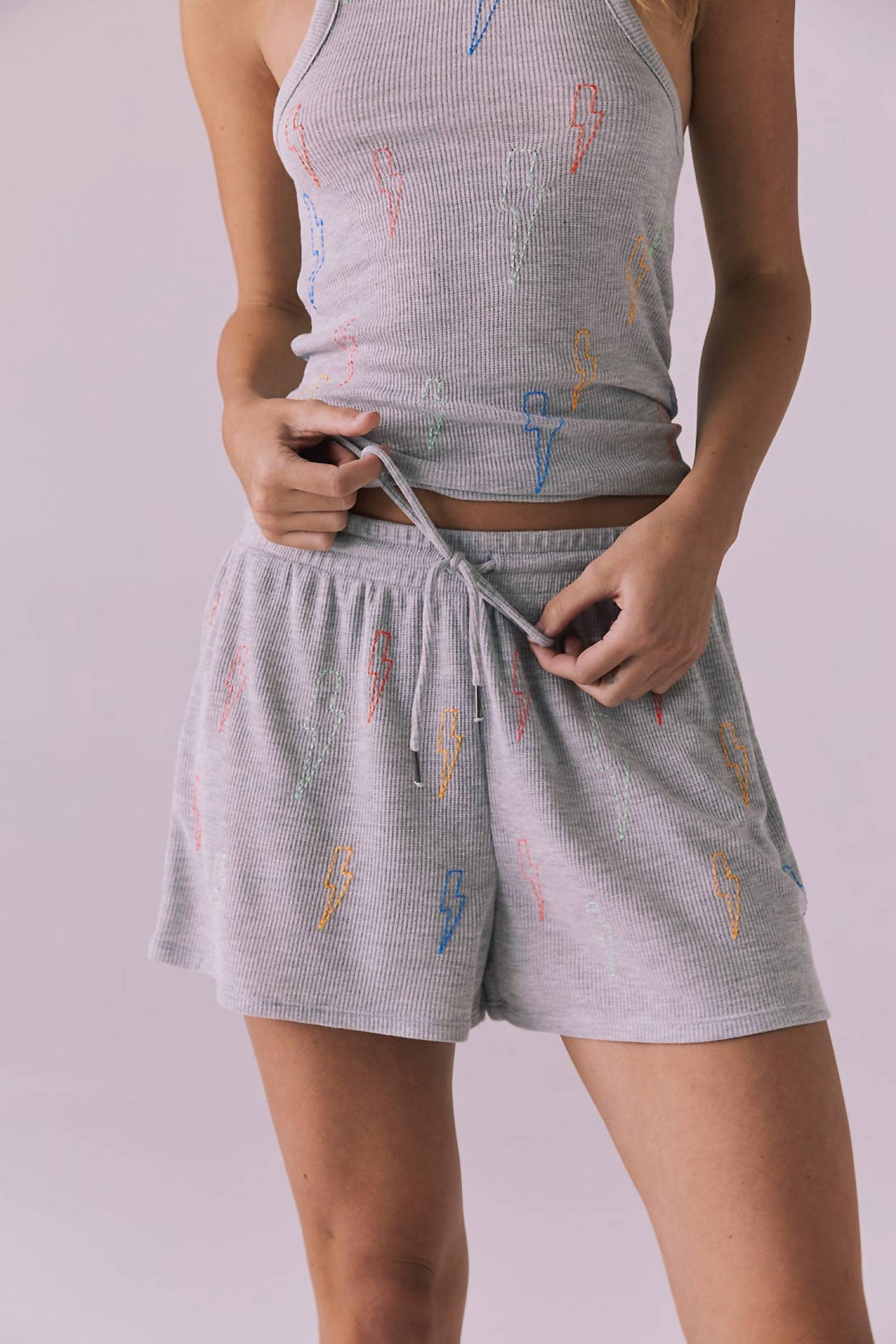 Chaser - Neon Bolt Stitches Short