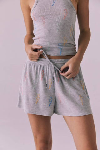 Chaser - Neon Bolt Stitches Short