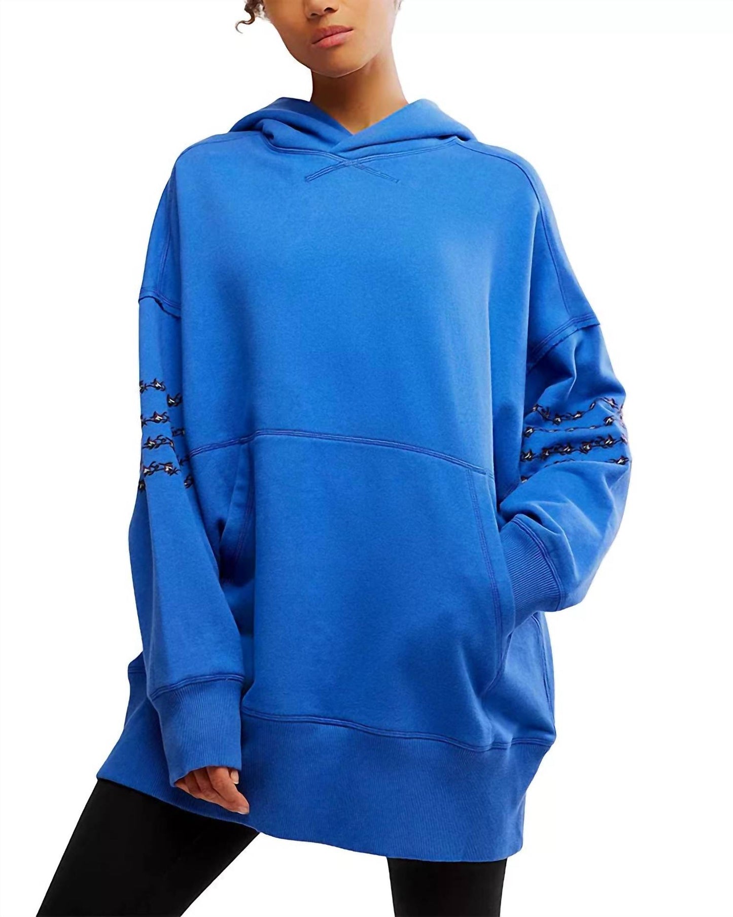 Free People - At My Best Embroidered Hoodie