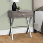 Accent Side X Table With Storage Drawer