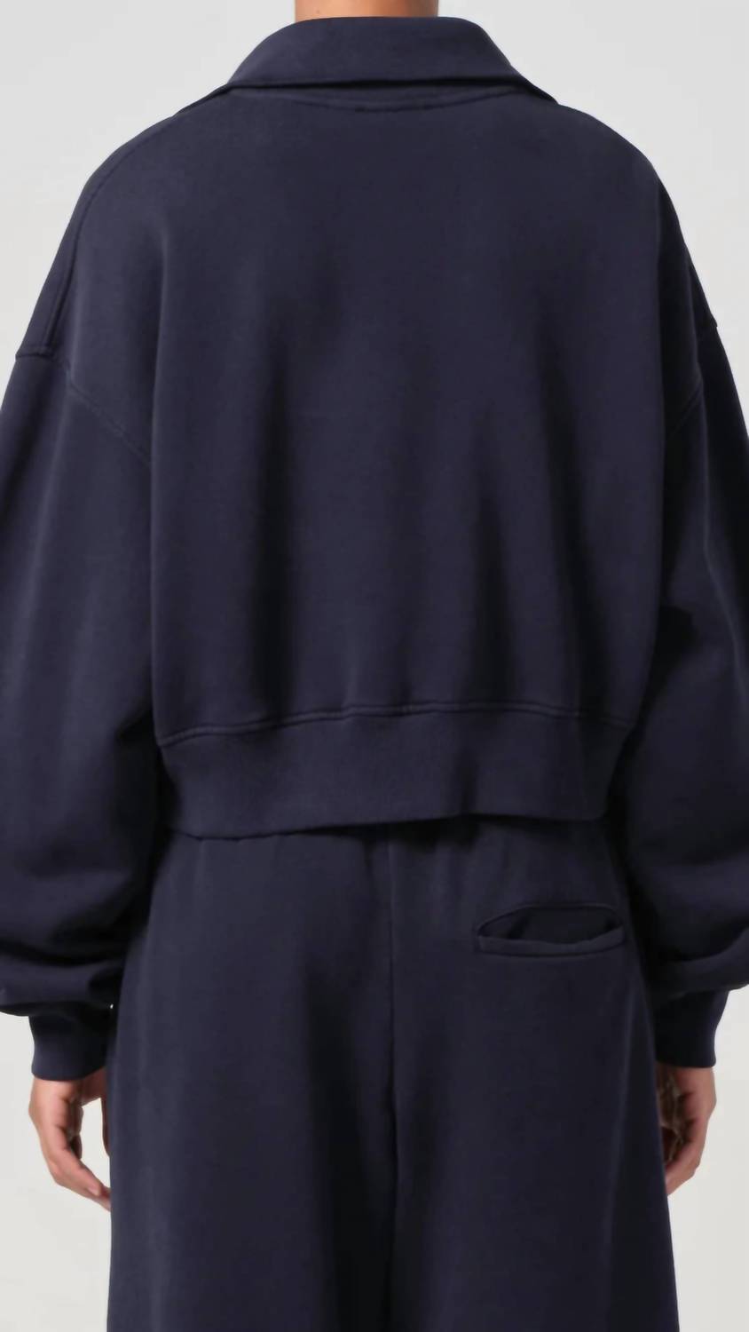 Agolde - Bethan Quarter Zip Sweatshirt