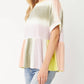 Entro - Rainbow Peplum Top