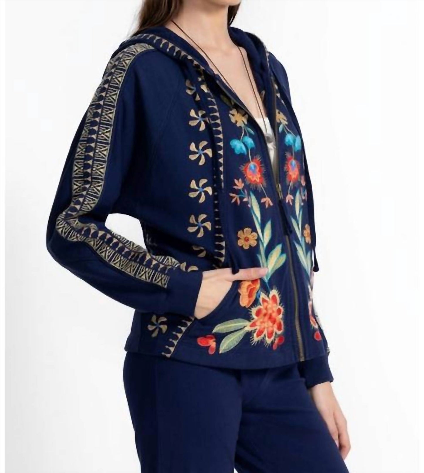 Johnny Was - DOLMAN SEAMED SWEATSHIRT